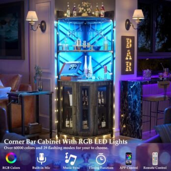 Corner Bar Cabinet