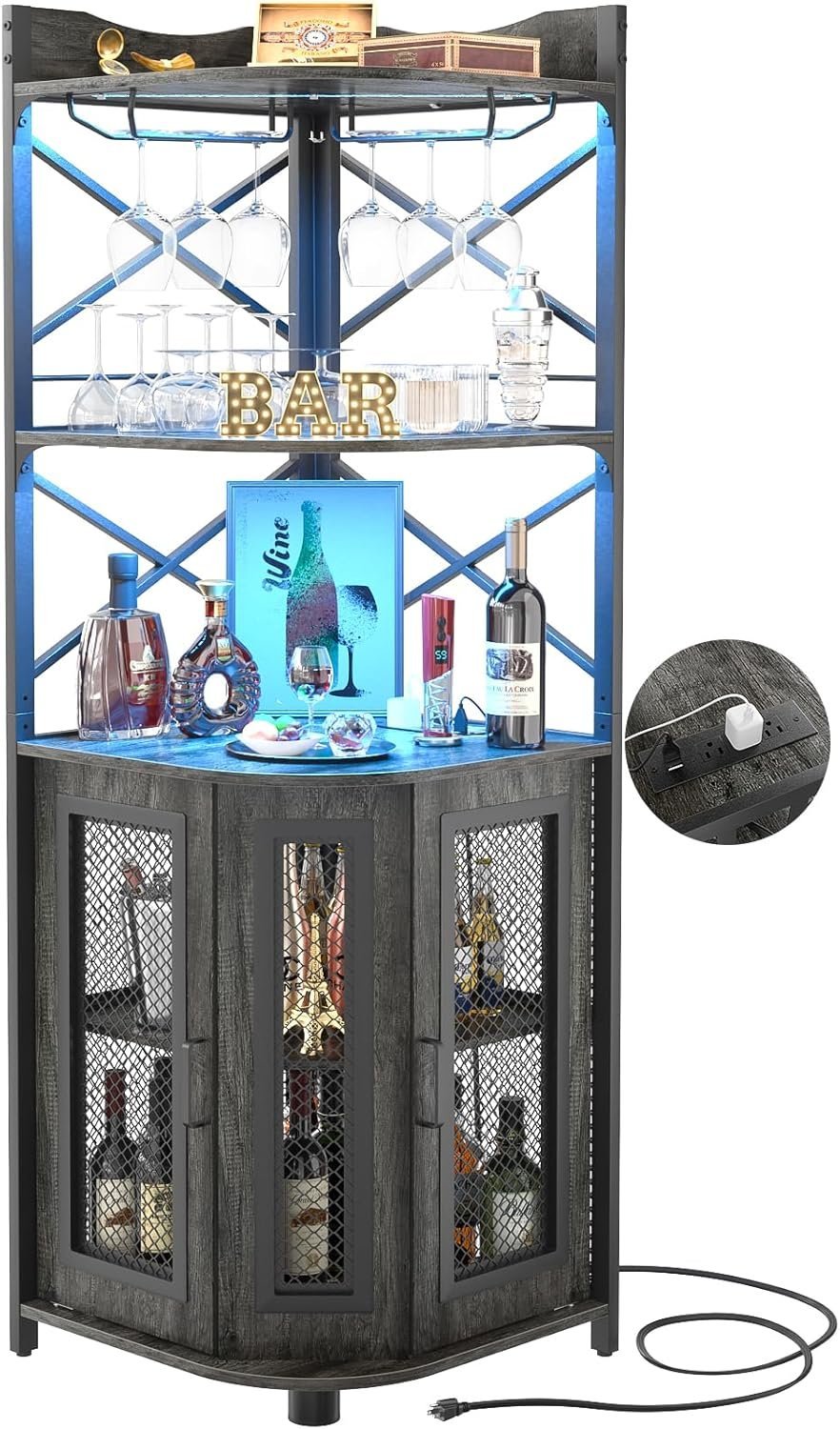 Corner Bar Cabinet - Image 3